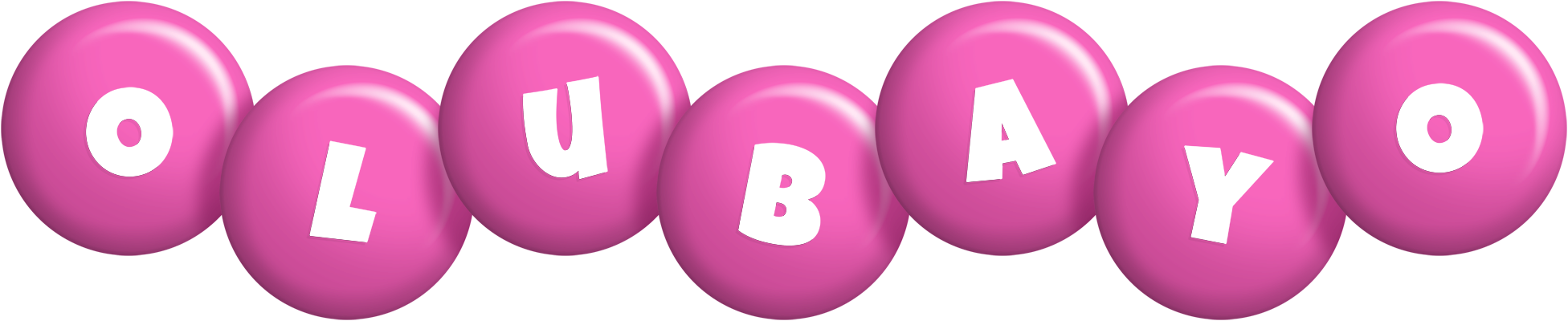 Olubayo candy-pink logo