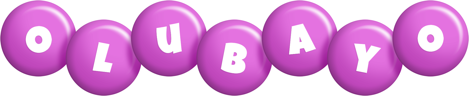 Olubayo candy-purple logo