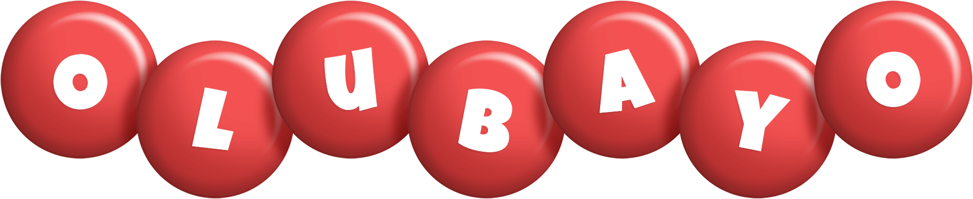 Olubayo candy-red logo