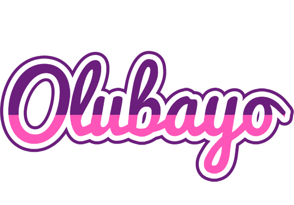 Olubayo cheerful logo