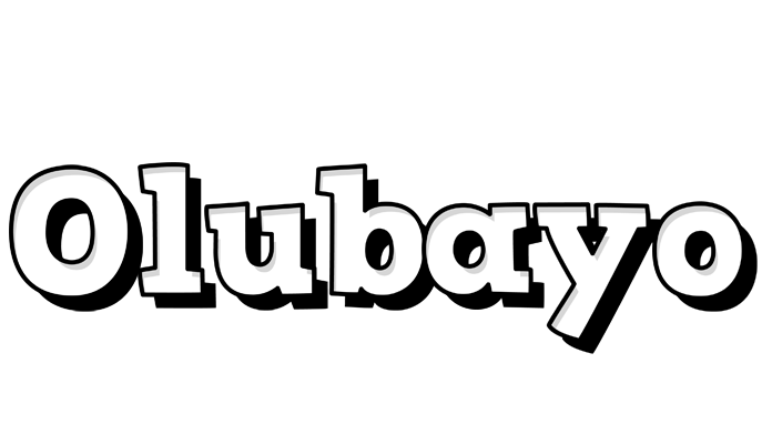 Olubayo snowing logo