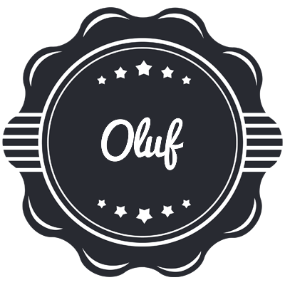 Oluf badge logo