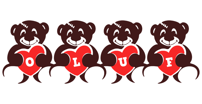 Oluf bear logo