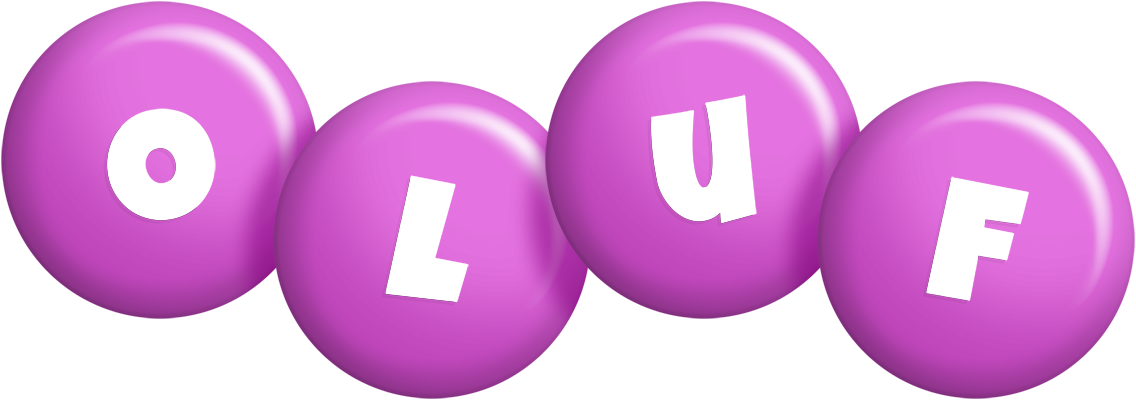 Oluf candy-purple logo