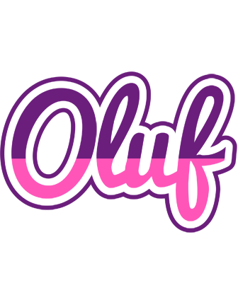 Oluf cheerful logo