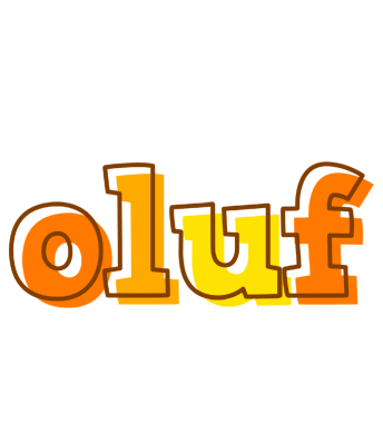 Oluf desert logo