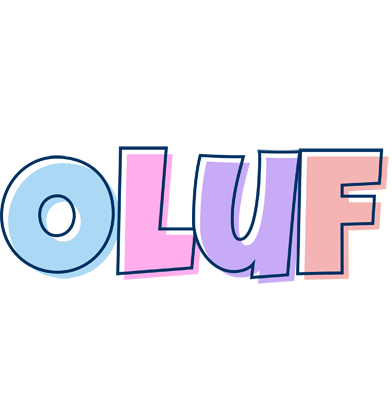 Oluf pastel logo