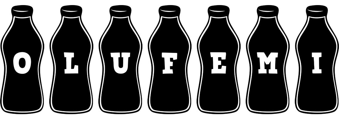Olufemi bottle logo