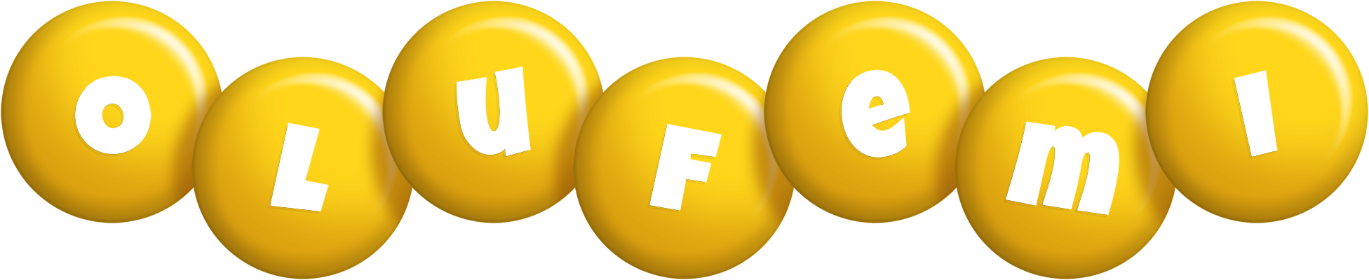 Olufemi candy-yellow logo