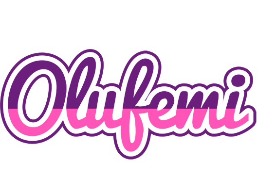 Olufemi cheerful logo