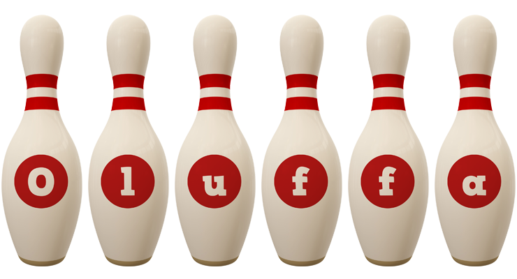 Oluffa bowling-pin logo