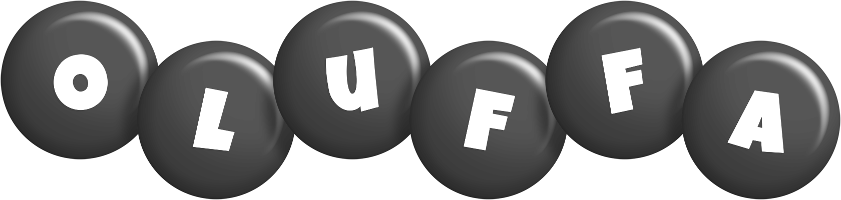 Oluffa candy-black logo