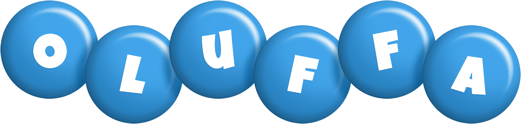 Oluffa candy-blue logo