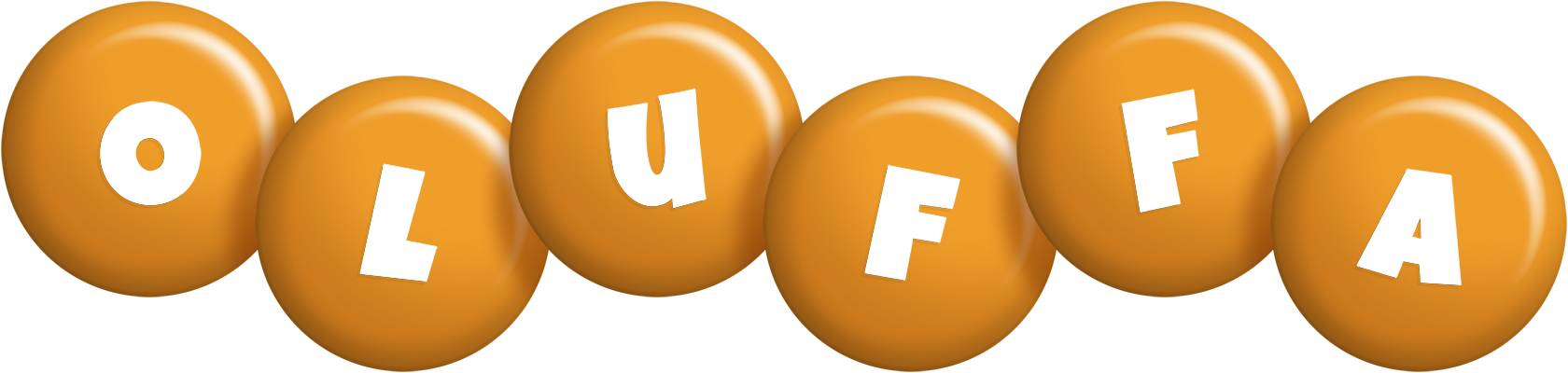 Oluffa candy-orange logo