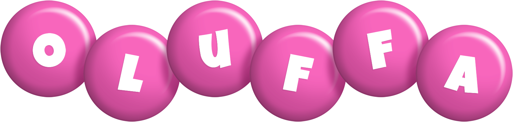 Oluffa candy-pink logo