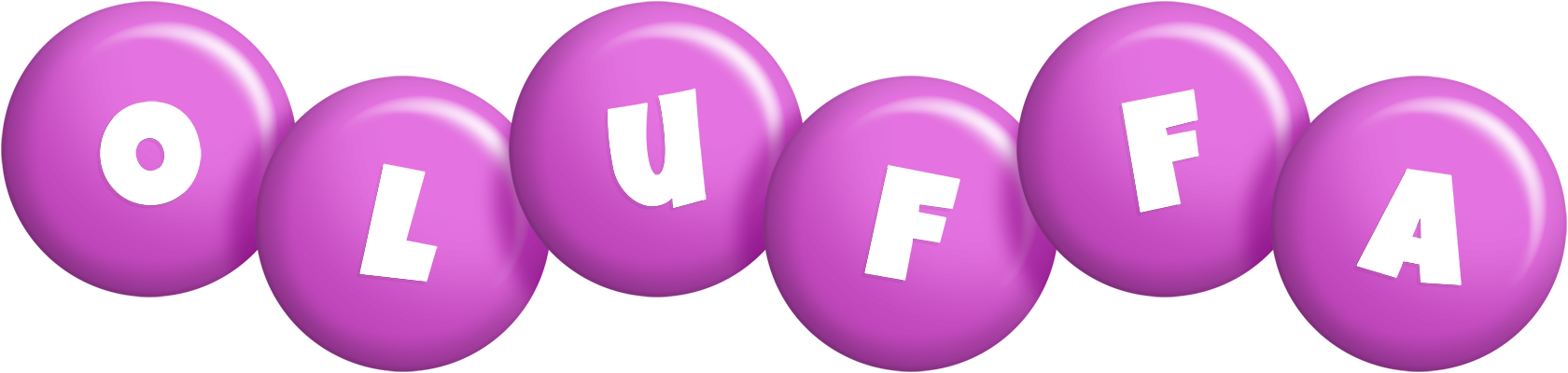 Oluffa candy-purple logo