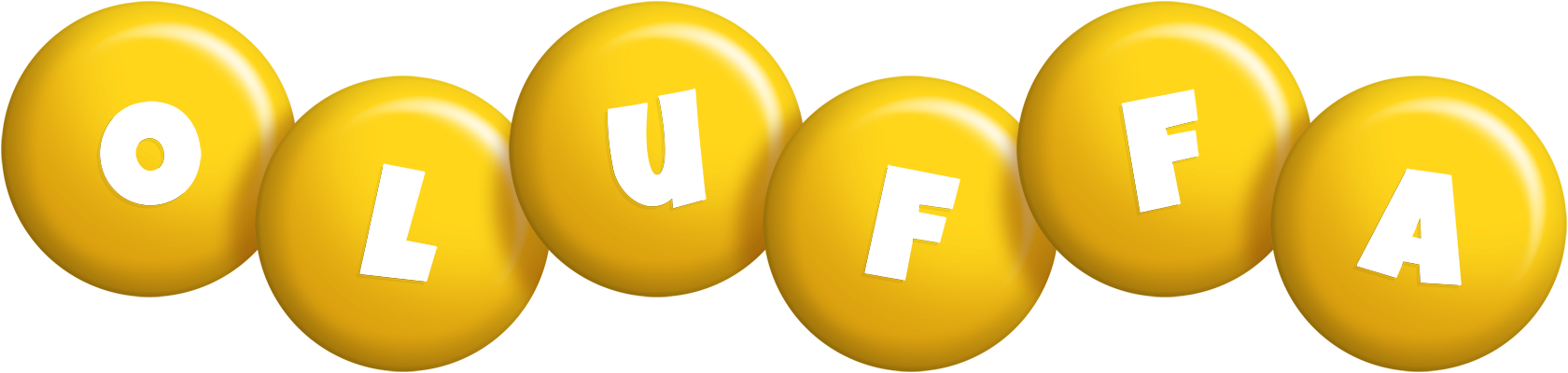 Oluffa candy-yellow logo