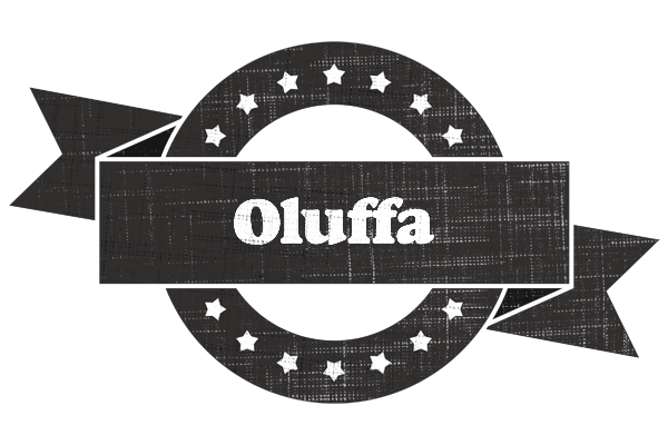 Oluffa grunge logo