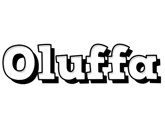 Oluffa snowing logo