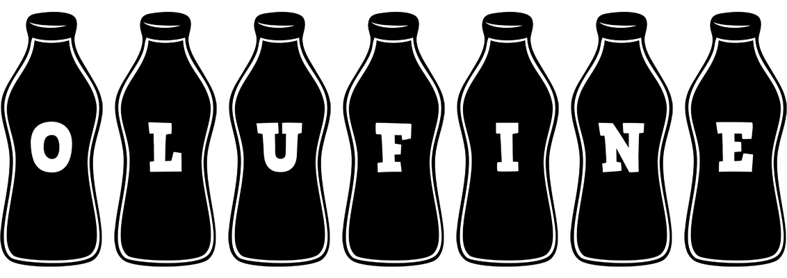 Olufine bottle logo