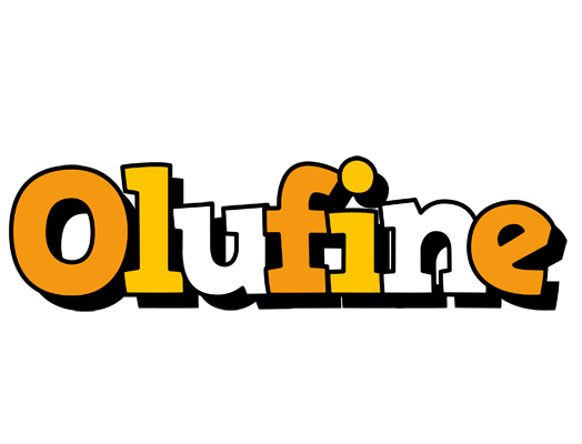 Olufine cartoon logo