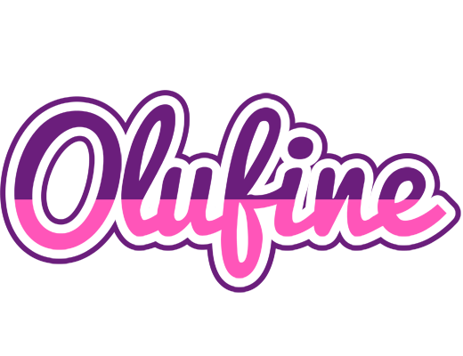 Olufine cheerful logo
