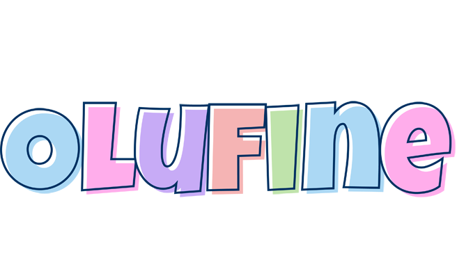 Olufine pastel logo