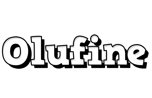 Olufine snowing logo
