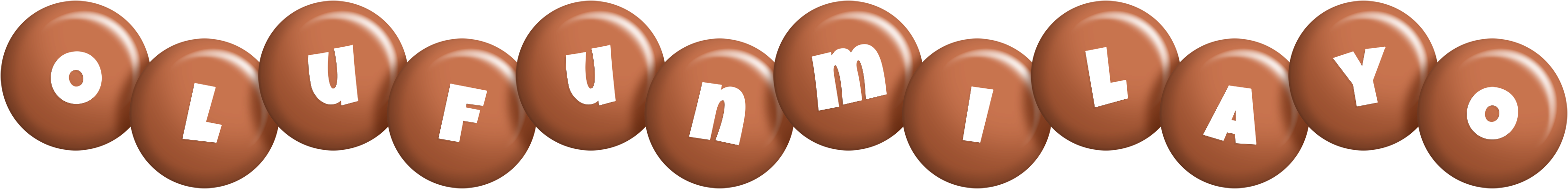 Olufunmilayo candy-brown logo