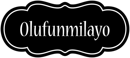 Olufunmilayo welcome logo