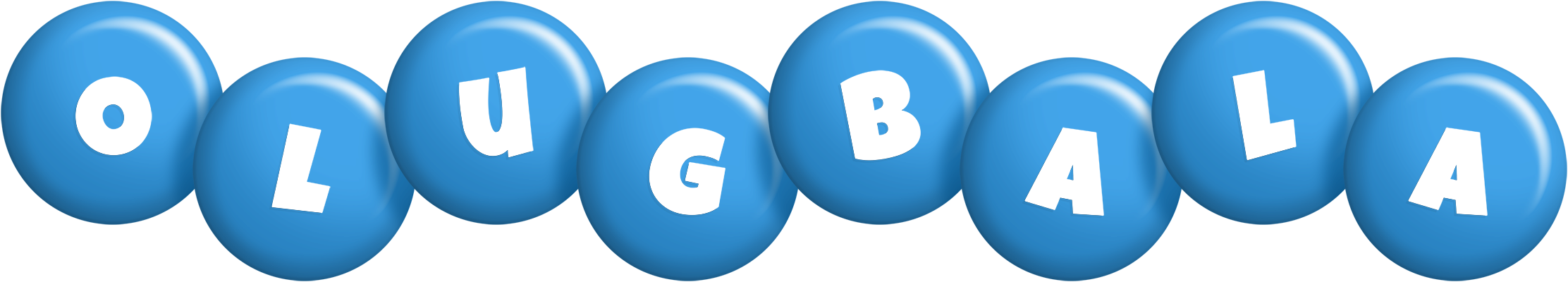 Olugbala candy-blue logo