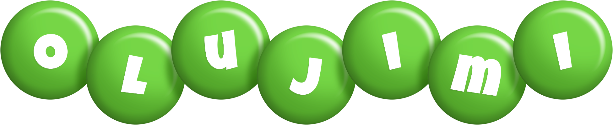 Olujimi candy-green logo