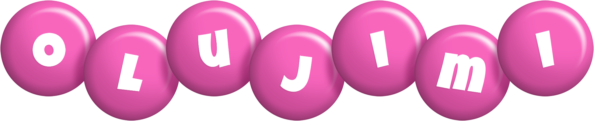 Olujimi candy-pink logo