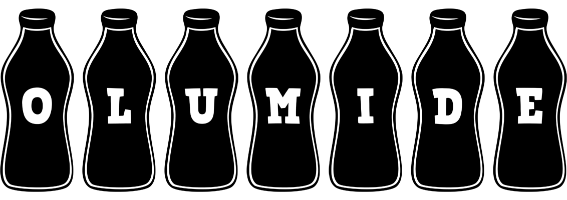 Olumide bottle logo