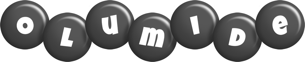 Olumide candy-black logo
