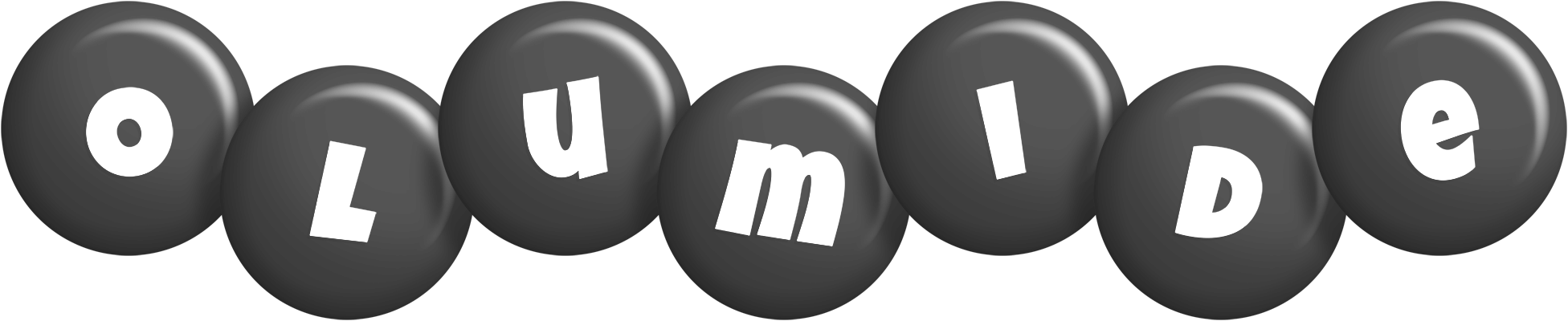 Olumide candy-black logo
