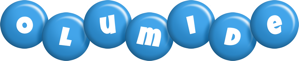 Olumide candy-blue logo