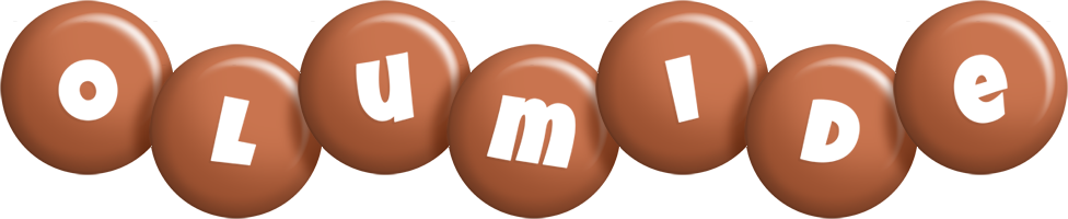 Olumide candy-brown logo