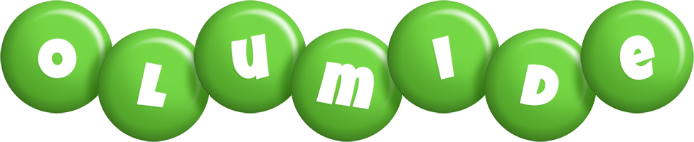 Olumide candy-green logo