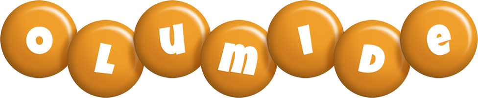 Olumide candy-orange logo