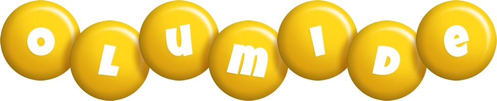 Olumide candy-yellow logo
