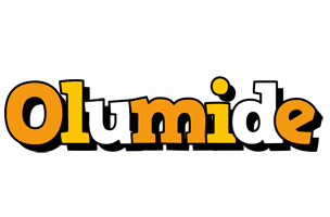 Olumide cartoon logo