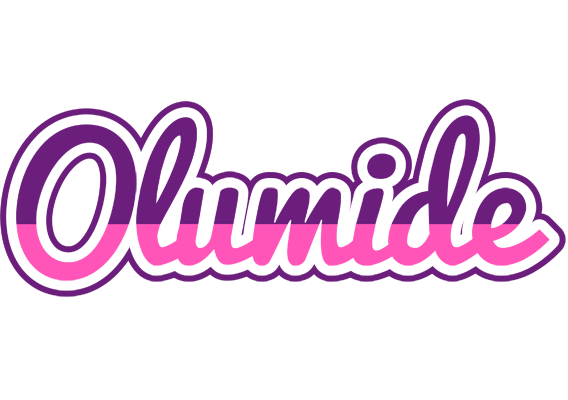 Olumide cheerful logo
