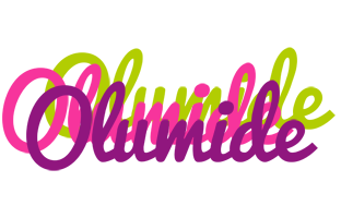 Olumide flowers logo