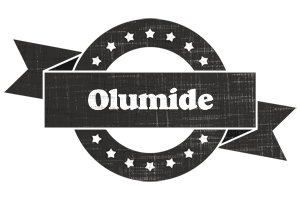 Olumide grunge logo