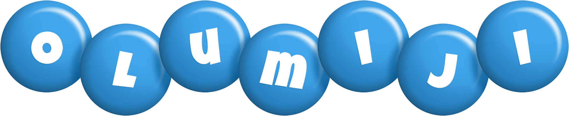 Olumiji candy-blue logo