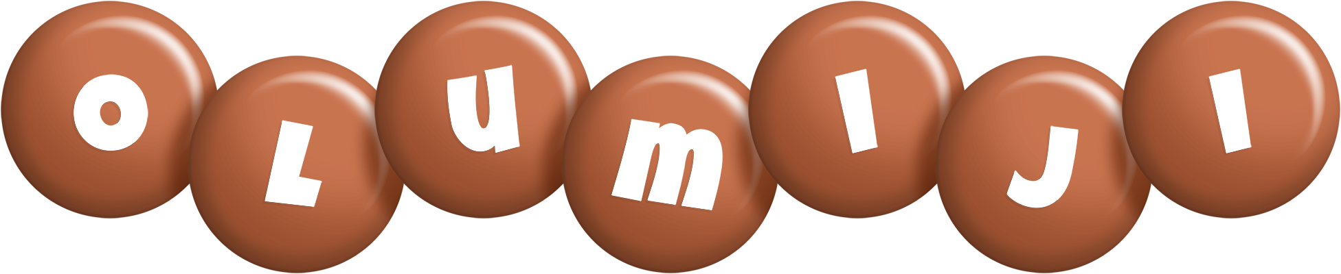 Olumiji candy-brown logo