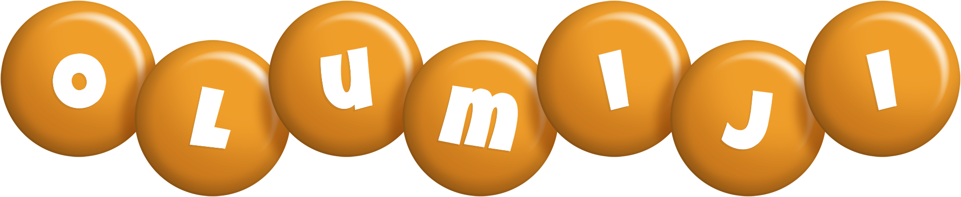 Olumiji candy-orange logo