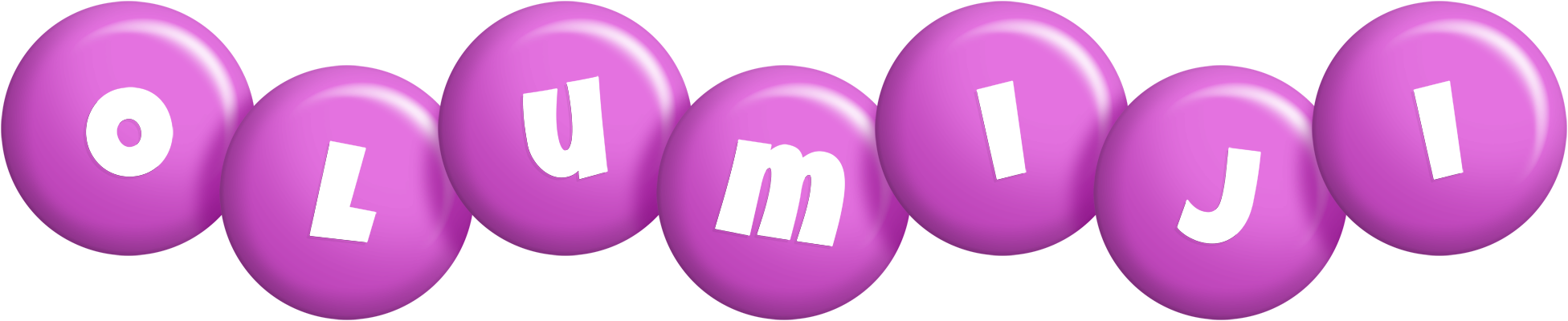 Olumiji candy-purple logo