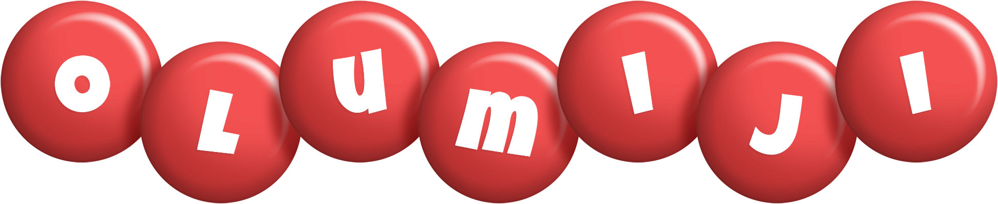 Olumiji candy-red logo